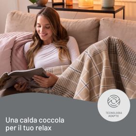 IMETEC 16936 - Wärmendes Plaid 180x140 cm mit 6 Temperaturen