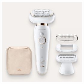 BRAUN SES9002 - Wet & Dry Epilierer mit 40 Pinzetten