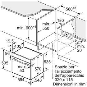 BOSCH HRA314BR0 - Einbau-Dampfbackofen 60 cm