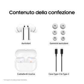 SAMSUNG SMR630NZWAITV - Samsung Galaxy Buds3 Pro True Wireless Kopfhörer