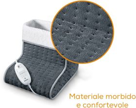 BEURER FW20GRAY - Weicher Heizstrahler mit 3 Temperaturstufen
