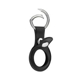 PURO ATSKY1BLK - Custodia Airtag effetto pelle nera
