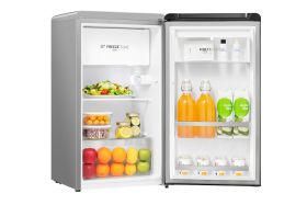 HISENSE RR106D4CDE - Silberner Kühlschrank mit Frezierzone