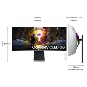 SAMSUNG LS34DG850SUXEN - 34" WQHD Curved Gaming Monitor OLED