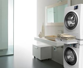 MELICONI 656123 - Überbau-Kit für Waschmaschine und Trockner