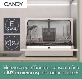 CANDY CP6E51LW - Lavastoviglie Candy 6 coperti libera installazione