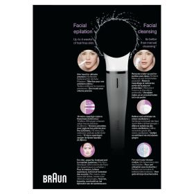 BRAUN FACE810 - Epilatore Braun Face con spazzola