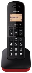 PANASONIC KXTGB610JTR - KXTGB610JTR 0545940 CORDLESS 1.4" MEM.50NUM. CALL BLOCK RED