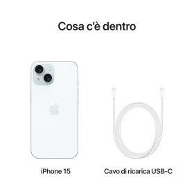 APPLE MTP43QLA - iPhone 15 128GB Blau