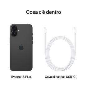 APPLE MXWN3QLA - Apple iPhone 16 Plus 256GB Schwarz