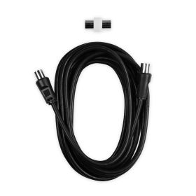 EKON ECAN18MFK - Antenna Kabel 9,5mm M/F 1,8m Schwarz