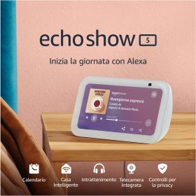ECHO ECHOSHOW53GENWHITE - Amazon Echo Show 5 (3ª generazione) Bianco