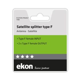 EKON ECSATSPLIT1IN2OUT - Splitter Satellit 1 Eingang 2 Ausgänge