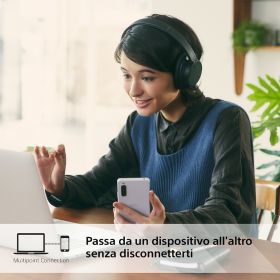 SONY WHCH720NB - Cuffie Bluetooth noise cancelling nere