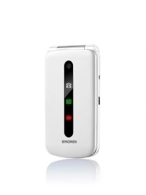 BRONDI PRESIDENTBIANCO - PRESIDENTBIANCO 0486182 CELL. QB 3"FLIP 1.3MP FM D.SIM BT BIANCO