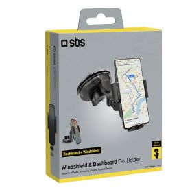 SBS TESUPPUNIVRAB - Supporto per smartphone auto con ventosa