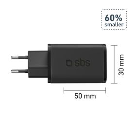 SBS TETRGAN1C65W - Caricatore USB-C da muro 65W nero