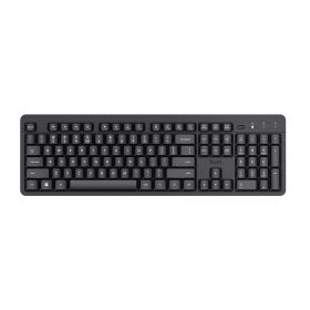 TRUST 25012 - Kabellose, leise schwarze Tastatur