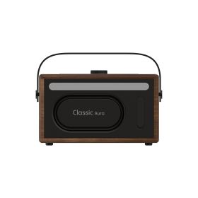 PURE 254374 0727872 MINI SPEAKER RIC. BT CLASSIC AURA COFFEE BROWN/WAL
