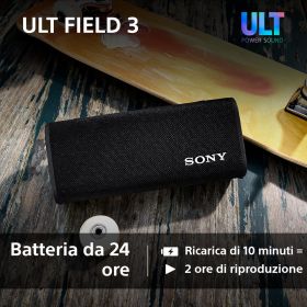 SONY SRSULT30B - Tragbarer Wireless Lautsprecher Schwarz