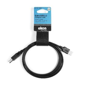 EKON ECITXUSB15ABMMK - Cavo USB A maschio a B maschio 1,5m