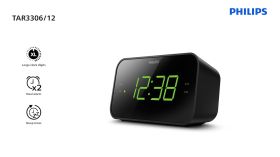 PHILIPS TAR3306 - Radio sveglia digitale nera Philips