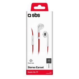 SBS TEINEARMIX99W - Stereo Kopfhörer mit Mikrofon 3.5mm