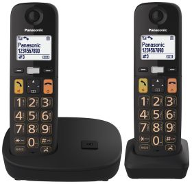 PANASONIC KXTGU112EXB - Telefono cordless Duo con display 1.8”