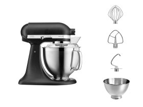 KitchenAid Küchenmaschine 300W schwarz