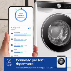 SAMSUNG WW90DG6U85LKU3 - Lavatrice EcoDosatore 9 kg Classe A
