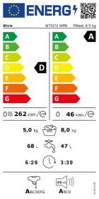 MIELE WTI370 - WTI370 0560098 LAVASC.C/F 1600G LAV.8KG-ASC.5KG CE.A POWERWASH