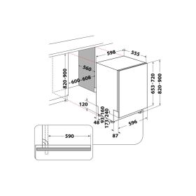 HOTPOINT-ARISTON H0ID534AS - Lavastoviglie incasso Hotpoint 14 coperti