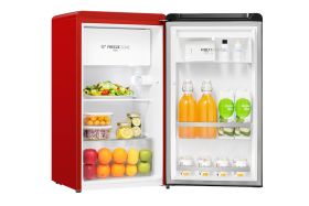 HISENSE RR106D4CRE - Roter 82L Kühlschrank mit Gefrierfach