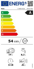 MIELE G5853SCVI - Geschirrspüler 3Körbe Multifunktional