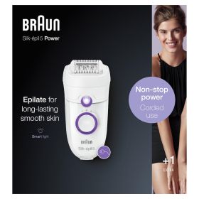 BRAUN SE5505P - Haarentferner für den Körper mit 2 Geschwindigkeiten