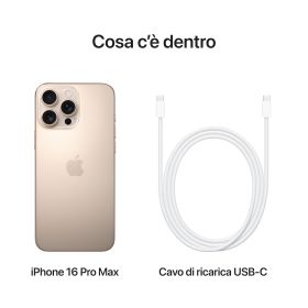 APPLE MYWX3QLA - iPhone 16 Pro Max 256GB Titan Gold