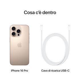 APPLE MYNF3QLA - iPhone 16 Pro 128GB Titan Grau