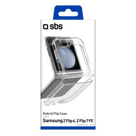 SBS TECOVSAZFLIP6T 0698370 COVER HYBRID PER SAMSUNG Z FLIP 7FE TRASPARENTE