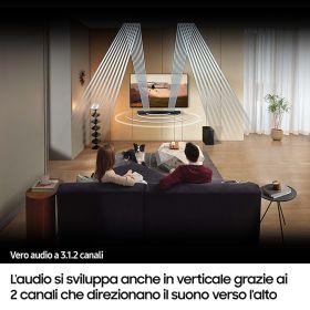 SAMSUNG HWQ600CZF - Samsung HW-Q600C 3.1.2-Kanal Soundbar mit Subwoofer