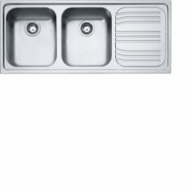 FRANKE RRX621RHDC - Einbauspüle 2 Becken 116cm