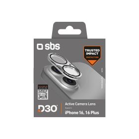 SBS TED3OCAMGLIP16 - D3O Kamera Schutzfolie für iPhone 16/16 Plus