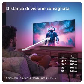 PHILIPS 43PUS8209 0722743 TV QLED 43"UHD 4K DVBT2/S2 SMART TITAN AMBILIGHT