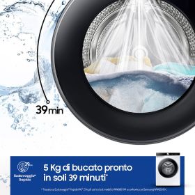 SAMSUNG WW90DG6U85LKU3 - Lavatrice EcoDosatore 9 kg Classe A