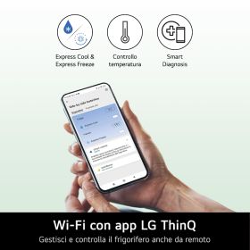 LG GTF916PZPED - Frigorifero doppia porta Wi-Fi