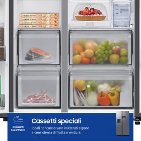 SAMSUNG RS90F65EDTEF - Side by Side Kühlschrank AI Home