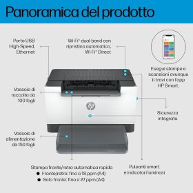 HP 8J9K9F - LaserJet M207dw Drucker für kleines Büro