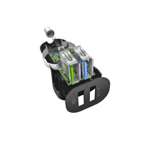 SBS TECR2USBQCH3 - 18W Auto-Ladegerät mit 2 USB-Anschlüssen