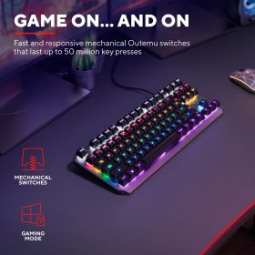 TRUST 24406 - Trust GXT 834 Mechanische Tastatur