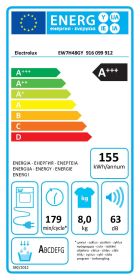 ELECTROLUX EW7H48GY - Electrolux Trockner 8 kg