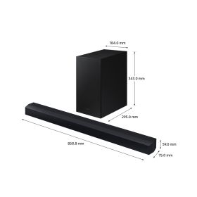 SAMSUNG HWC450ZF - Samsung HW-C450 2.1-Kanal Soundbar mit Subwoofer